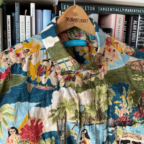 Tori Richard | XS | Boat Day Aloha S/S Shirt - Picture 2 of 8